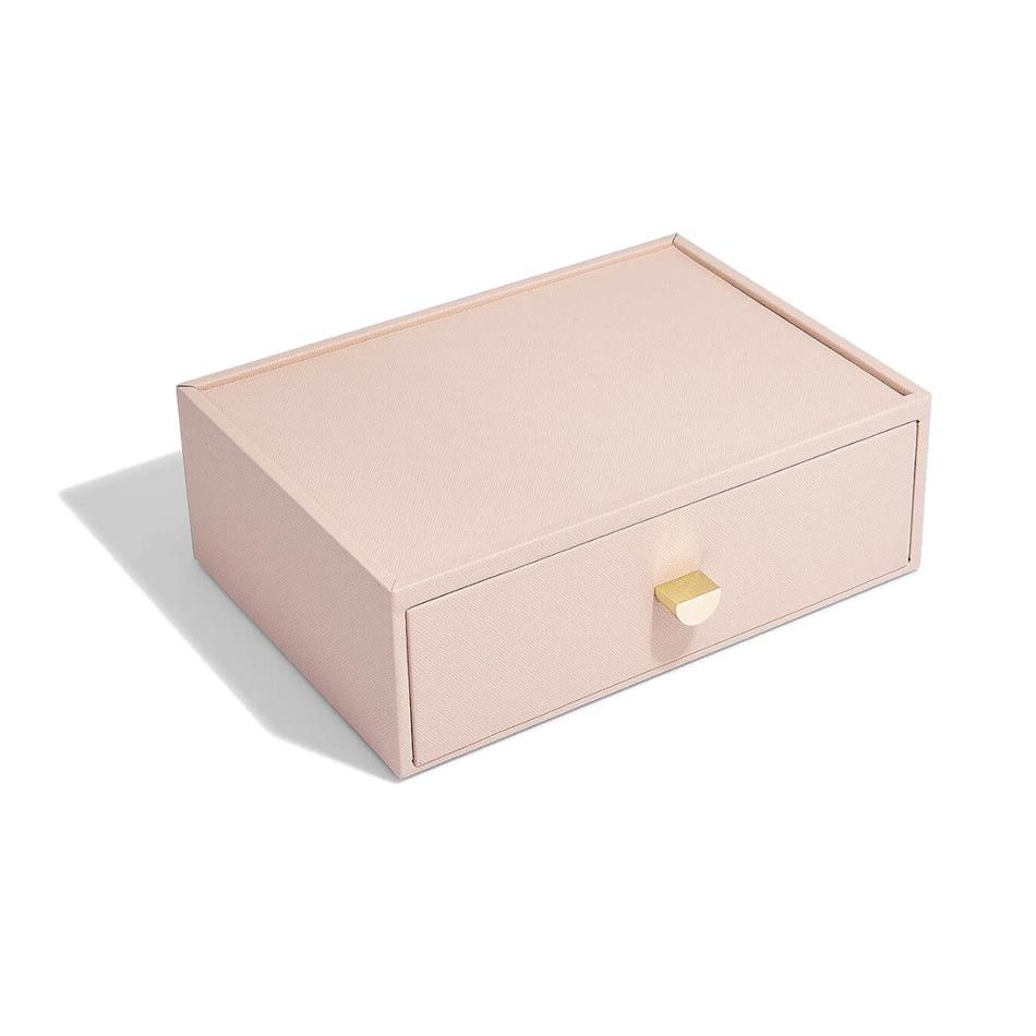 Organizer-szufladka na kosmetyki (6.8 x 25.2 x 18.2 cm, różowy