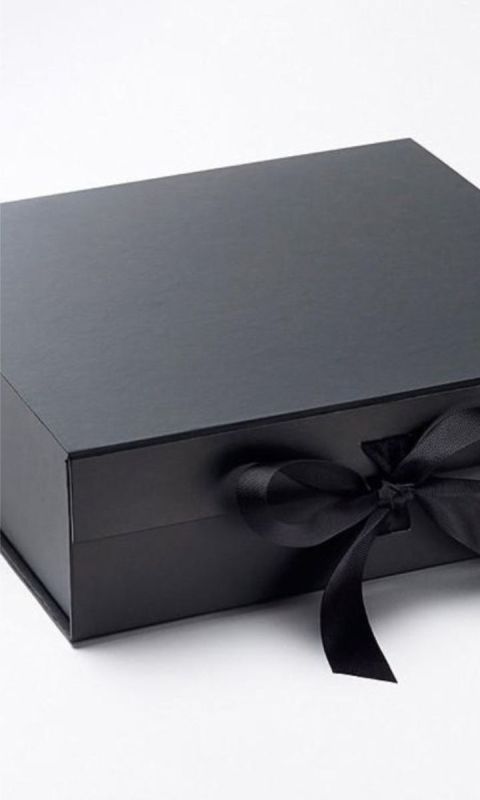 Pudełko ozdobne XL - czarne personalizowane