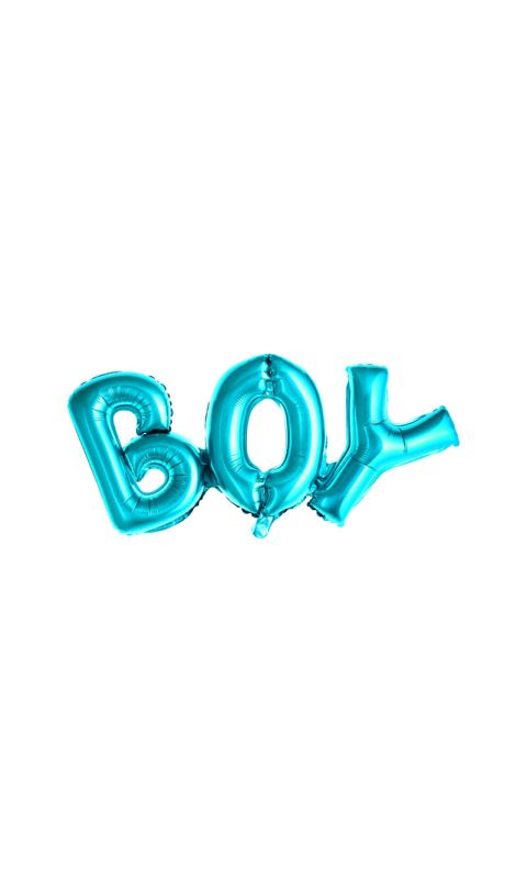 Balon foliowy Boy niebieski, 67x29 cm