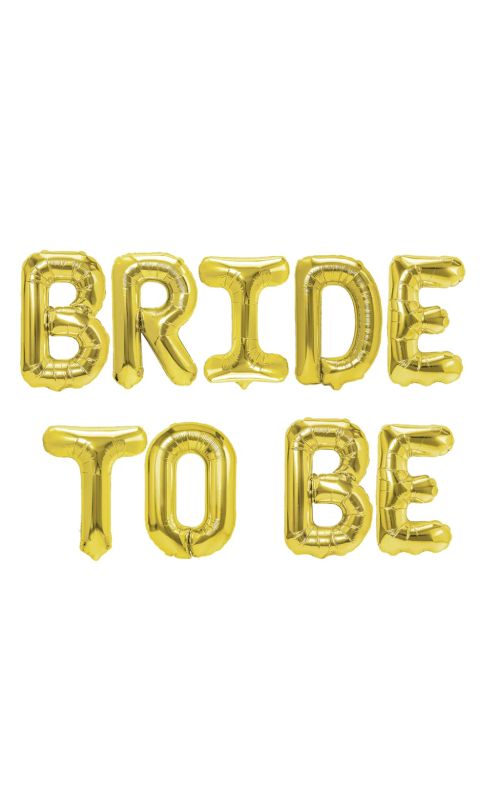 Balon foliowy Bride To Be złoty