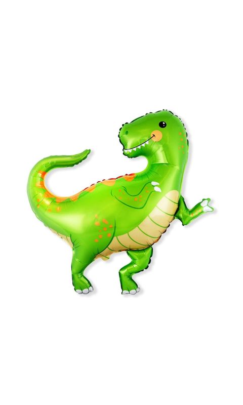 Balon foliowy Dinozaur zielony, 60 cm