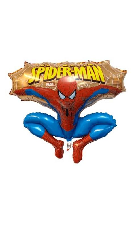 Balon foliowy Spiderman złoty, 90 cm
