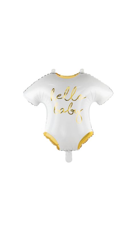 Balon foliowy body Hello Baby, 51x45 cm