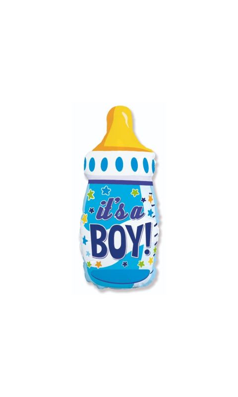 Balon foliowy butelka It's a Boy, 60 cm
