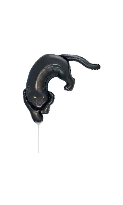 Balon foliowy czarna pantera, 35 cm