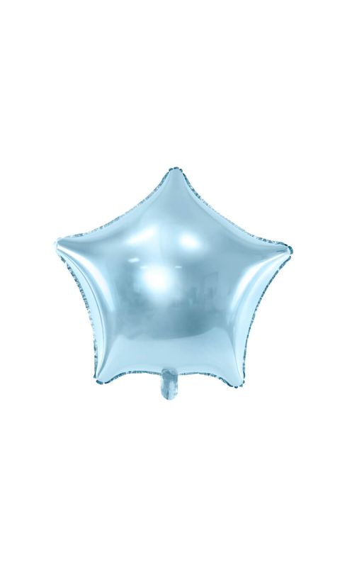 Balon foliowy gwiazda niebieski, 48 cm