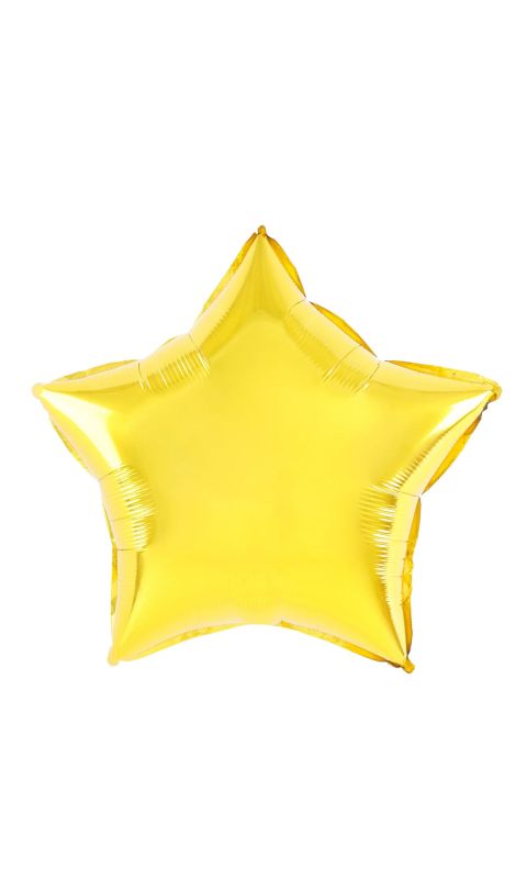 Balon foliowy gwiazda złota, 45 cm