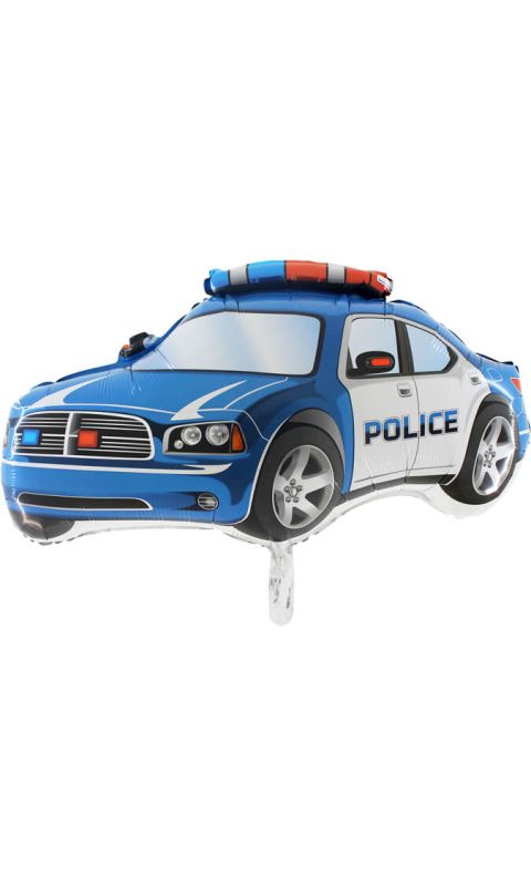 Balon foliowy policja niebieska, 60 cm