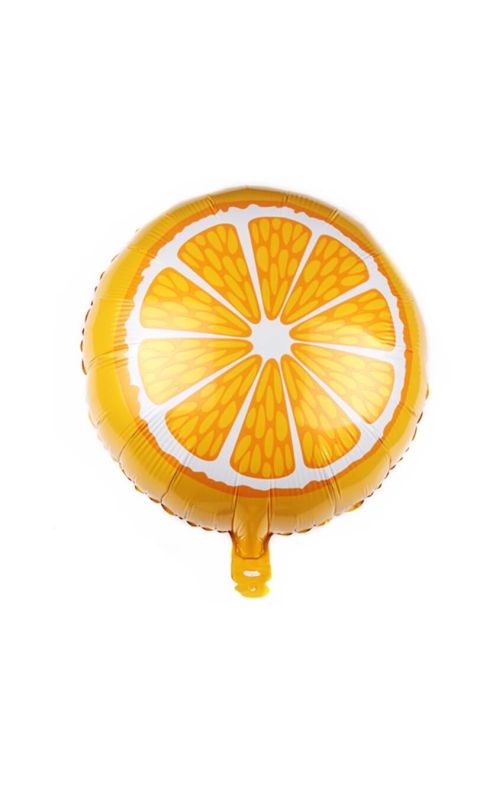 Balon foliowy pomarańcza owoce, 45 cm