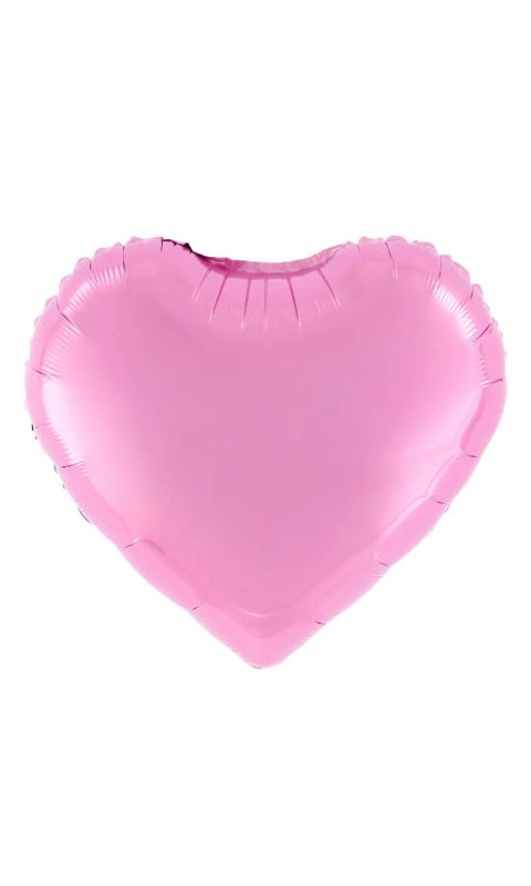 Balon foliowy serce różowe, 45 cm