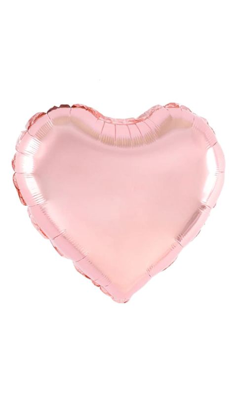 Balon foliowy serce rose gold, 45 cm