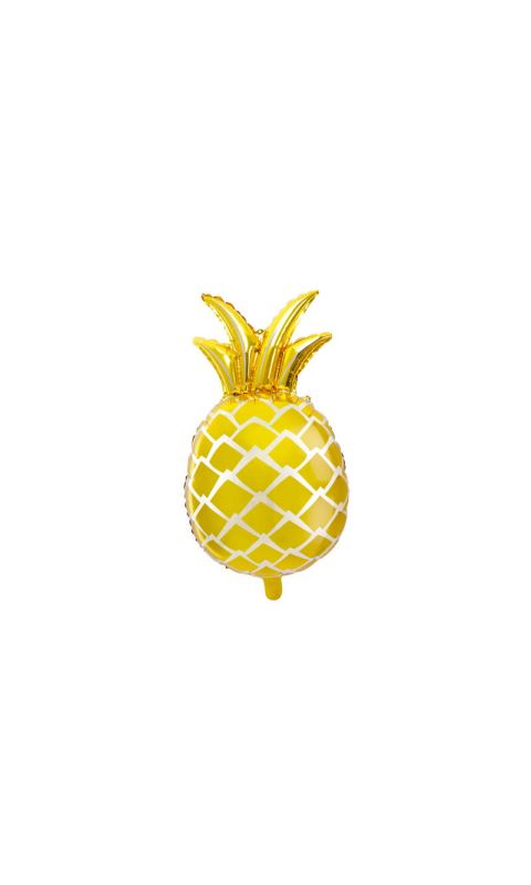 Balon foliowy złoty ananas 38x63 cm
