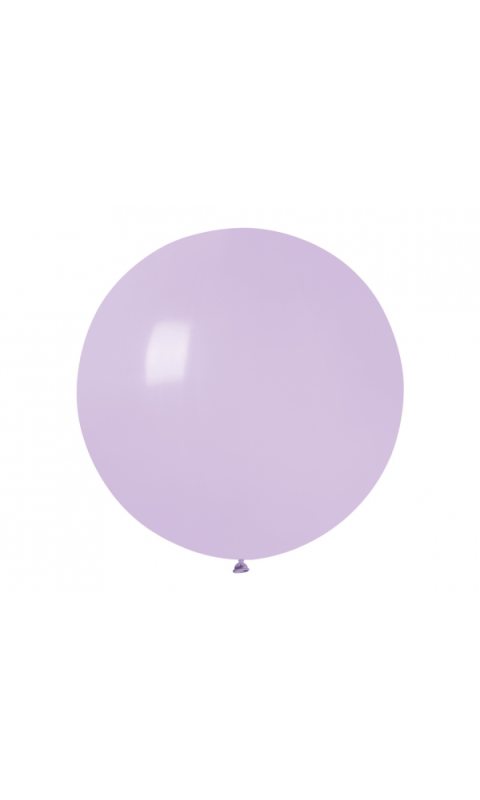 Balon kula fioletowy liliowy pastelowy, 80 cm