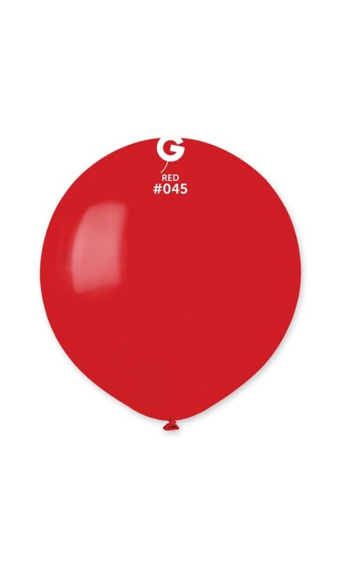 Balon pastelowy czerwony, 48 cm