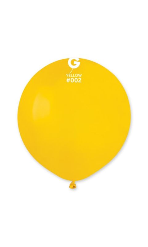 Balon pastelowy żółty, 48 cm