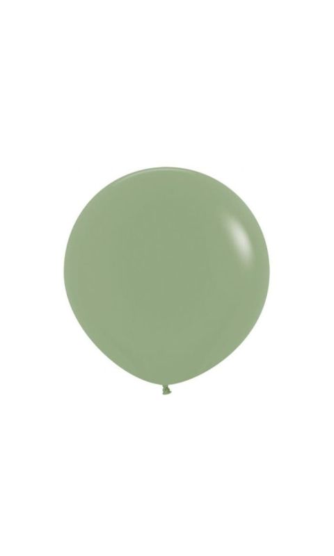 Balon pastelowy zielony eukaliptus, 60 cm