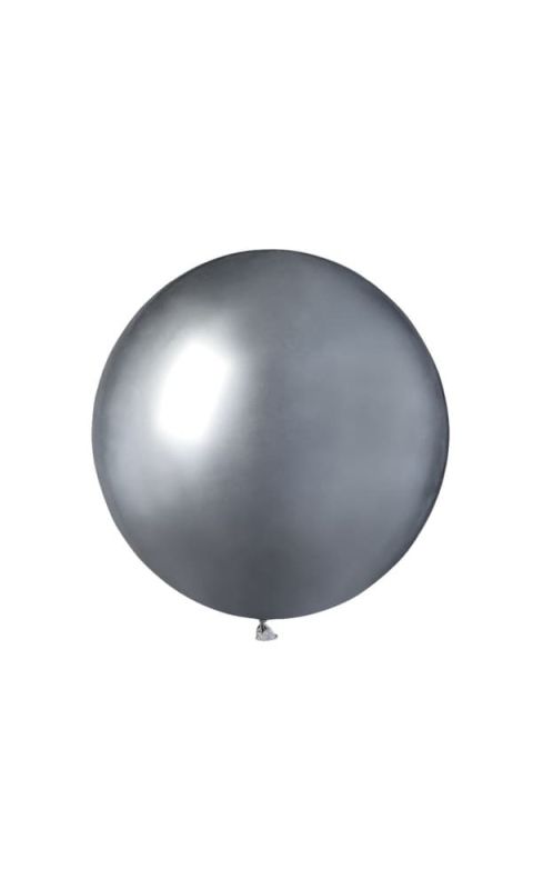 Balon srebrny shiny, 48 cm