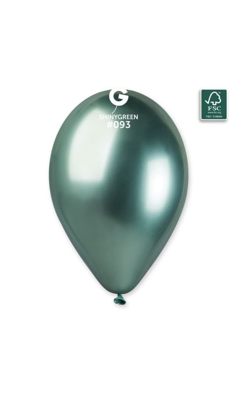 Balon zielony shiny, 33 cm