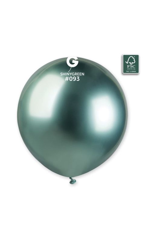 Balon zielony shiny, 48 cm