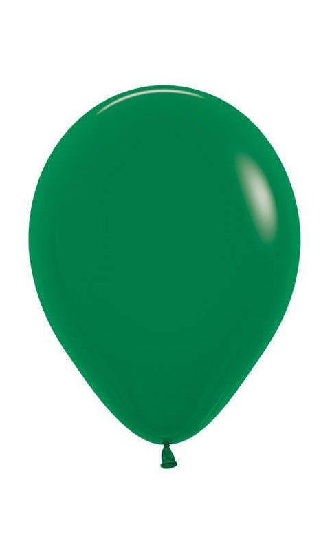 Balony lateksowe zielony butelkowy leśny, 30 cm 3 szt.