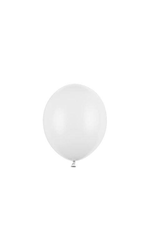 Balony pastelowe białe strong, 27 cm 3 szt.