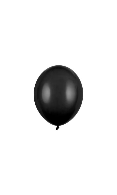 Balony pastelowe czarne strong, 27 cm 3 szt.