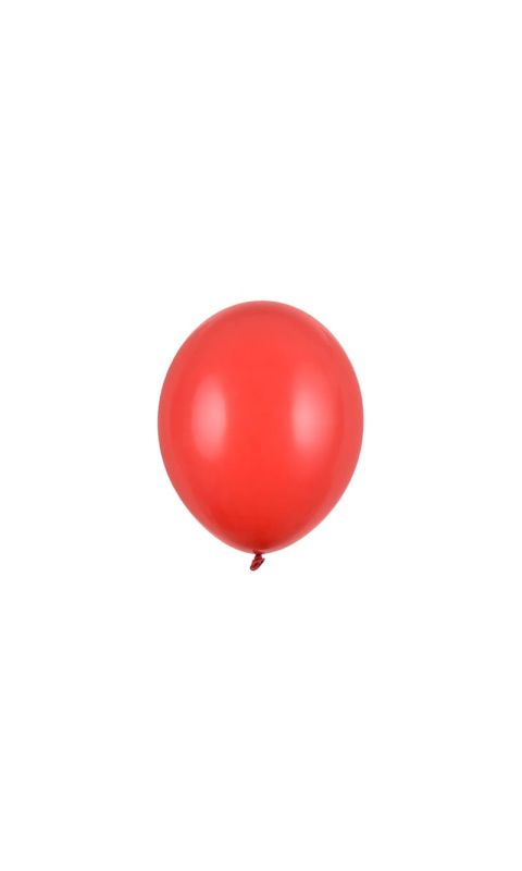 Balony pastelowe czerwone maki strong, 23 cm 3 szt.