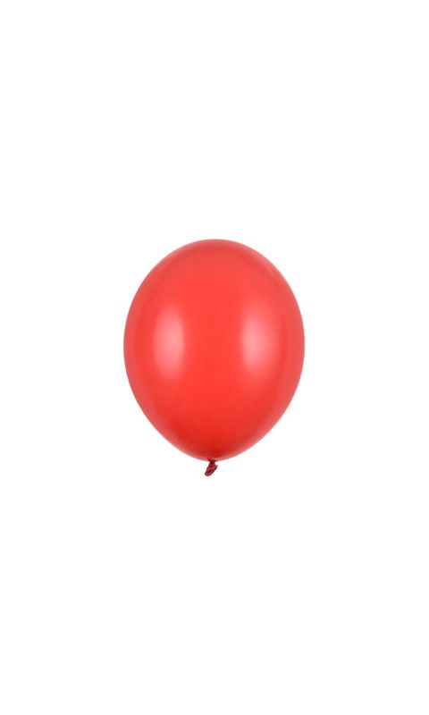 Balony pastelowe czerwone maki strong, 27 cm 3 szt.