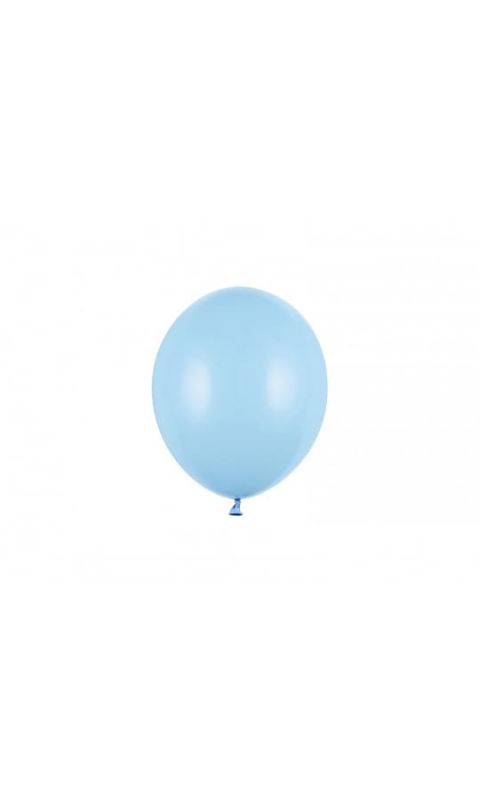 Balony pastelowe niebieski dziecięcy strong, 12 cm 3 szt.