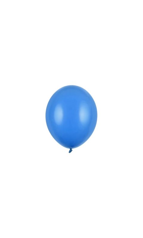 Balony pastelowe niebieskie chabrowe strong, 12 cm 3 szt.