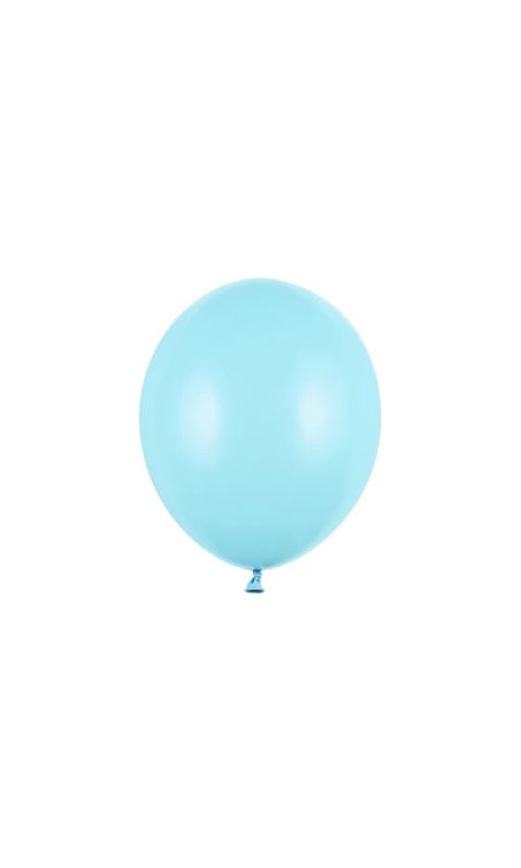 Balony pastelowe niebieskie jasne strong, 30 cm 10 szt.