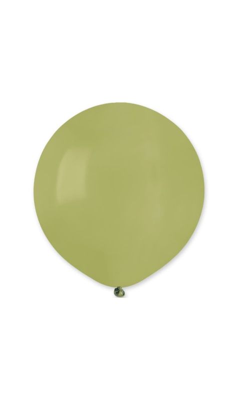 Balony pastelowe oliwkowe, 48 cm
