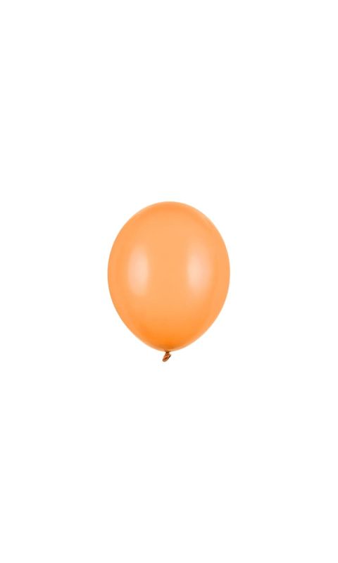 Balony pastelowe pomarańczowe jasne strong, 12 cm 3 szt.