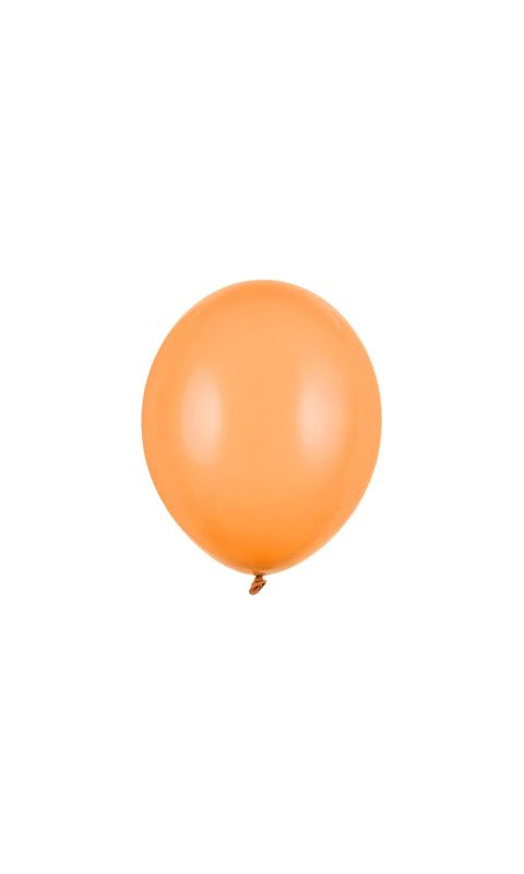 Balony pastelowe pomarańczowe jasne strong, 30 cm 10 szt.