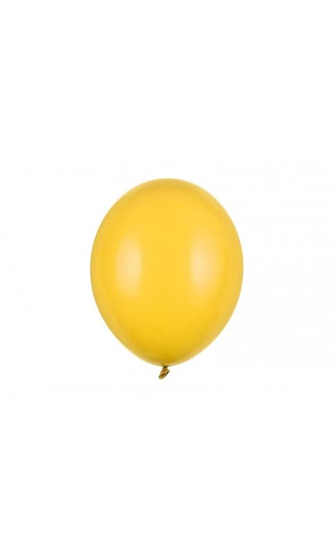 Balony pastelowe żółte strong, 30 cm 10 szt.