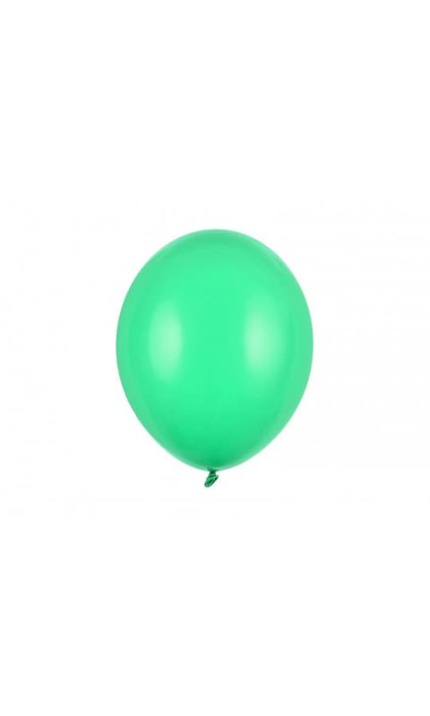Balony pastelowe zielone strong, 30 cm 10 szt.