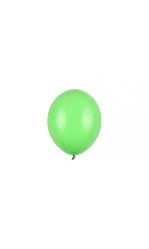 Balony pastelowe zielony jasny strong, 12 cm 3 szt.