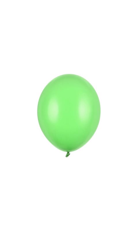 Balony pastelowe zielony jasny strong, 30 cm 10 szt.