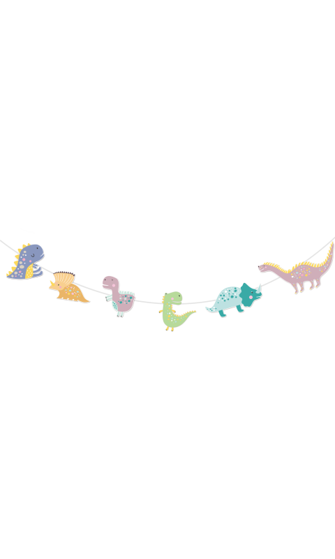 Banner urodzinowy Dinozaury 3m