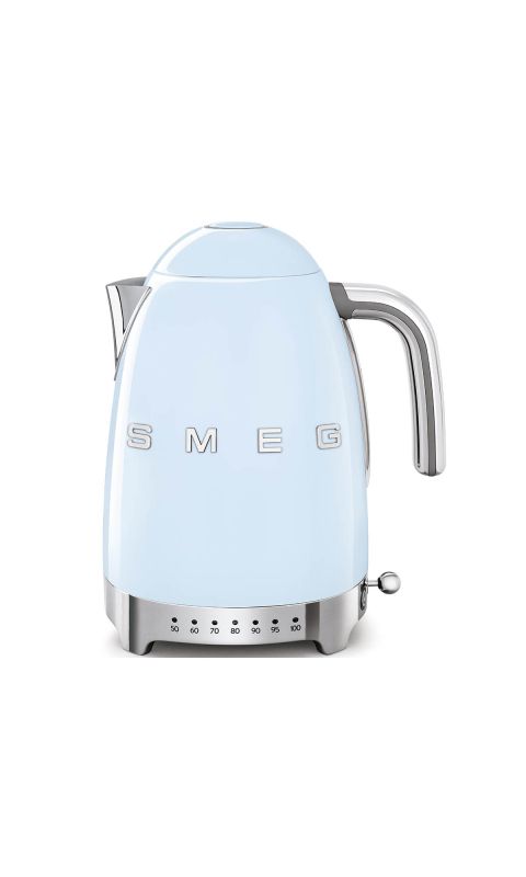 Czajnik elektryczny z regulacją temperatury (pastelowy błękit) 50's Style SMEG