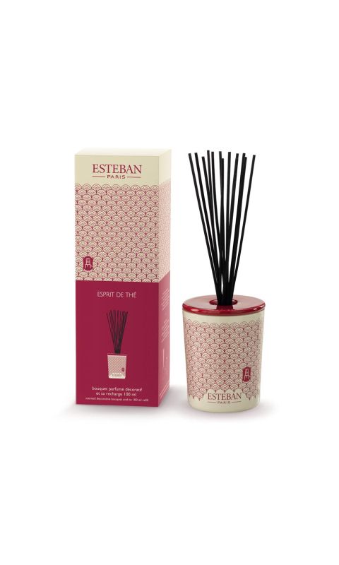 Dyfuzor zapachowy 100 ml Esprit de thé + przykrywka ceramiczna Esteban