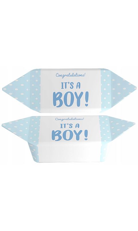 Krówki ciągutki Baby Shower It's a Boy! wzór nr 3