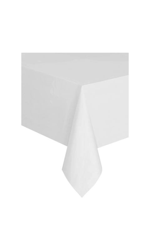 Obrus foliowy 137x274 cm, biały