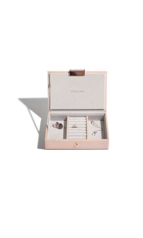 Pudełko na biżuterię z pokrywką (różowe + różowe złoto) Mini Stackers
