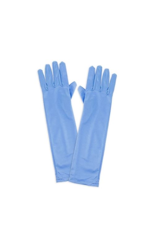 Rękawiczki niebieskie Śnieżna Królowa, 40 cm