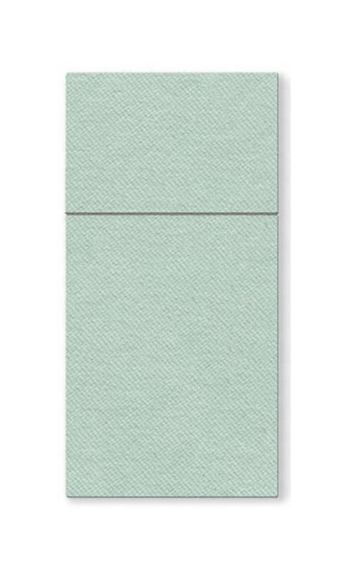 Serwetki papierowe na sztućce zielony eukaliptus Airlaid, 25 szt.