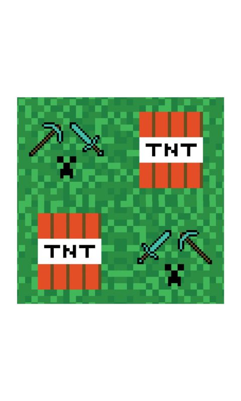 Serwetki papierowe piksele TNT