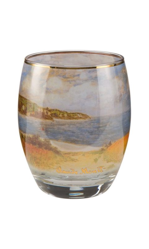 Szklany świecznik Ścieżka przez kukurydzę Cloude Monet Goebel