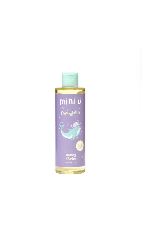 Ultradelikatny nawilżający szampon dla dzieci z proteinami pszenicy - 250ml - Mini U