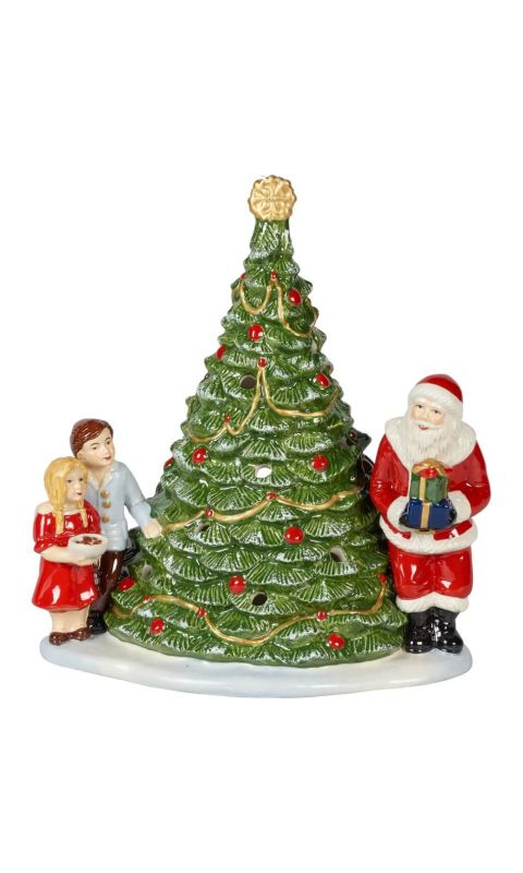 Świecznik na tealight Św. Mikołaj przy choince Christmas Toy's Villeroy & Boch